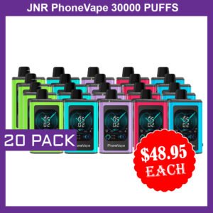 JNR PhoneVape – 20 PACK – 30000 PUFFS