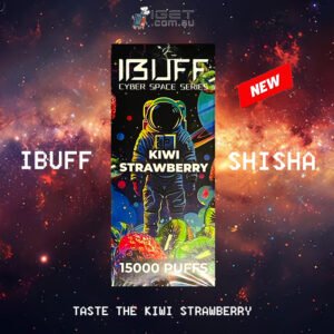 IBUFF SHISHA – KIWI STRAWBERRY – 15000 PUFFS