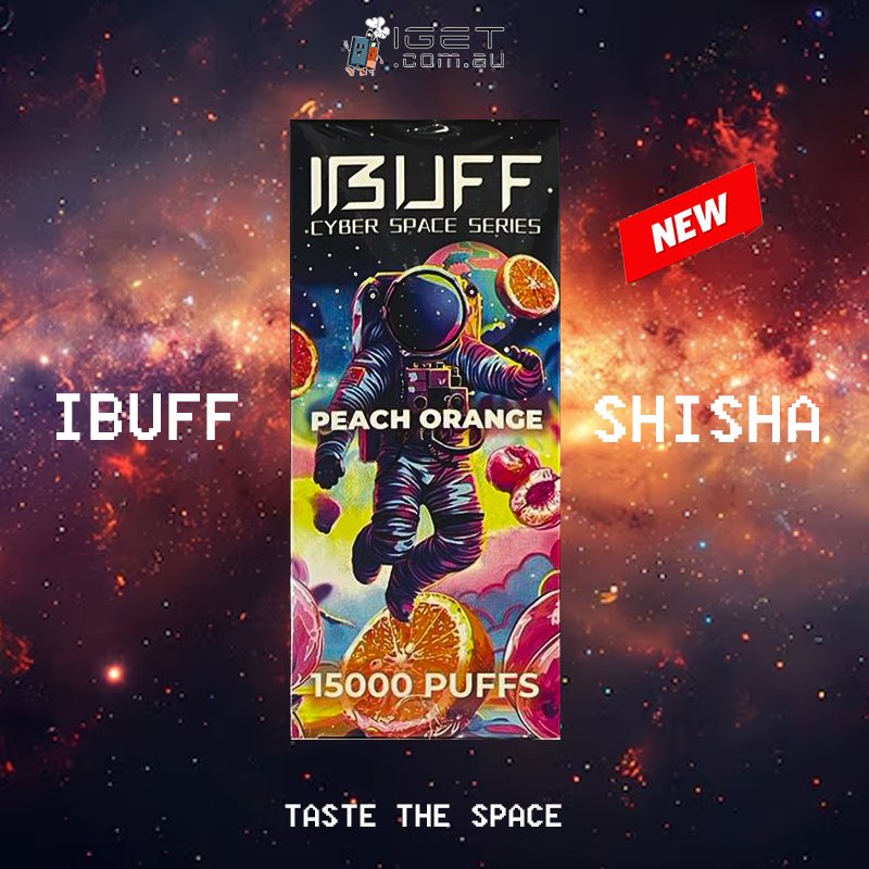 IBUFF SHISHA – PEACH ORANGE – 15000 PUFFS