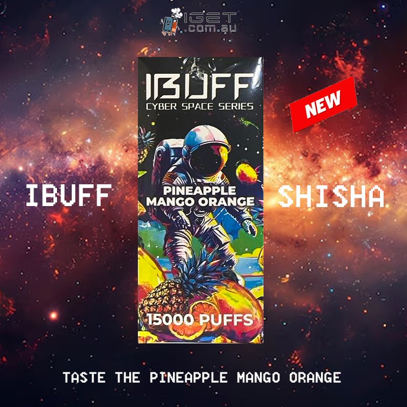 IBUFF-SHISHA – PINEAPPLE MANGO ORANGE- 15000 PUFFS