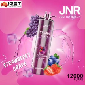 JNR SHISHA HOOKAH – STRAWBERRY GRAPE – 12000 PUFFS