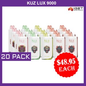 KUZ LUX 9000 PUFFS – 20 PACK