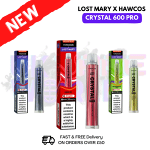 Lost Mary X Hawcos Crystal Pro 600 Kit - £3.29