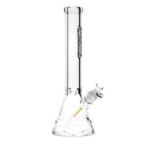 16" 9mm Preemo Clear Embossed Logo Beaker Bong