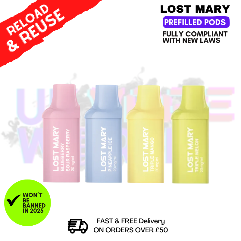 Lost Mary 600 Puff Replacement Pods - ONLY £4.89
