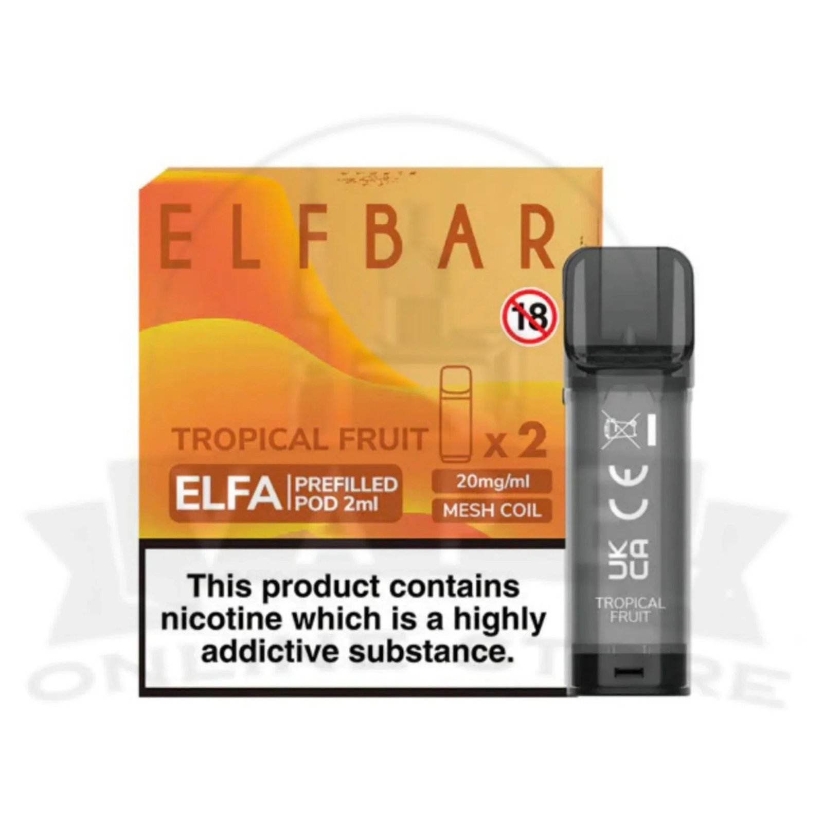 Tropical Fruit Elfa Pre-filled Pods By Elf Bar