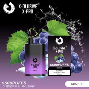 X-QLUSIVE X-PRO GRAPE – 5500 PUFFS