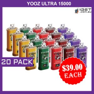 YOOZ ULTRA – 15000 PUFFS – 20 PACK