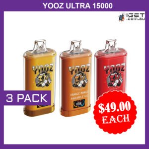 YOOZ ULTRA – 15000 PUFFS – 3 PACK