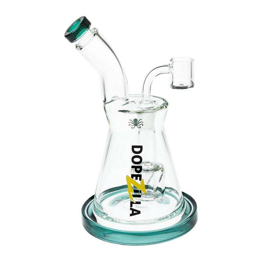 8" Dopezilla Kraken Dab Rig - Teal