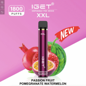 IGET XXL PASSIONFRUIT POMEGRANATE WATERMELON – 1800 PUFFS