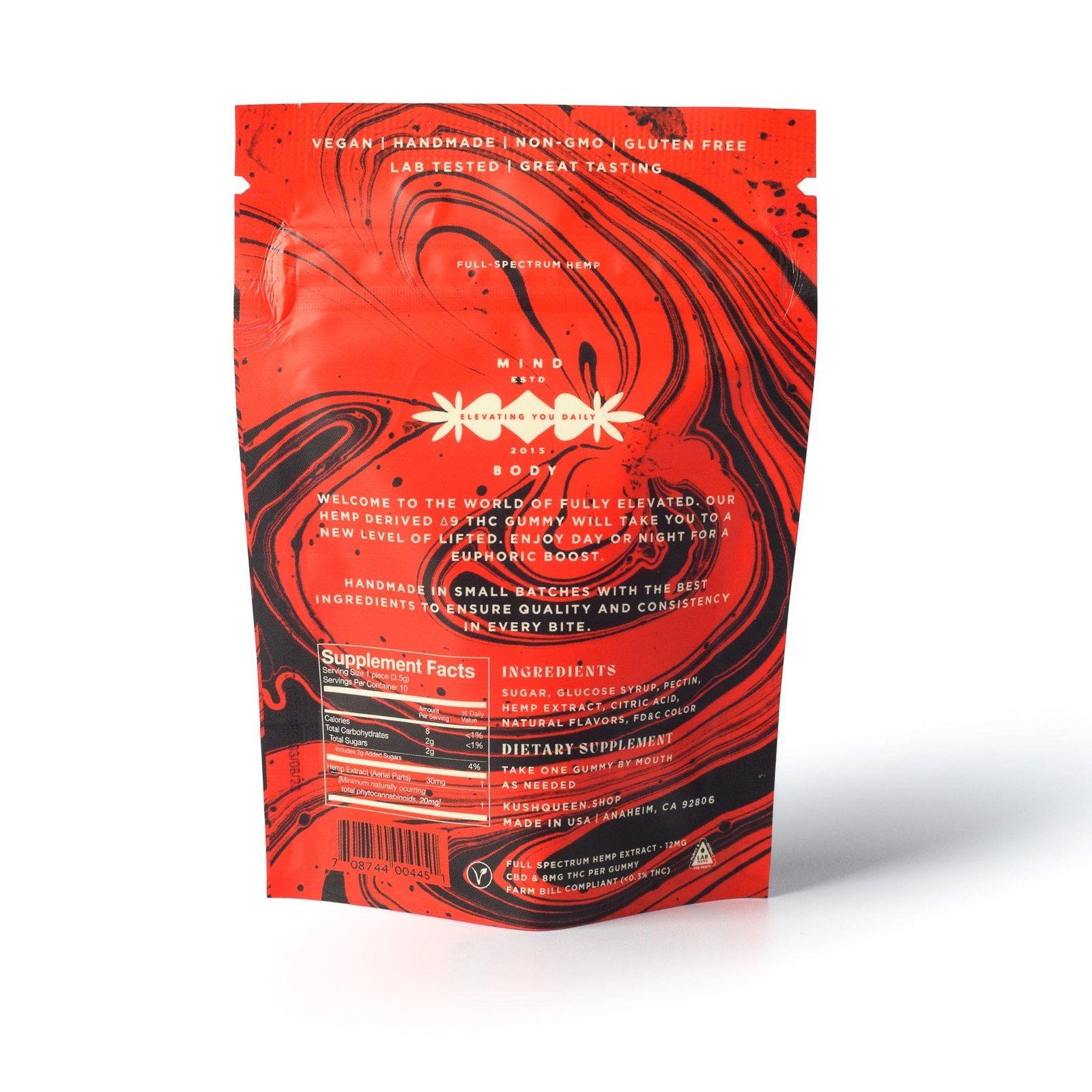 Strawberry Delta 9 THC + CBD Gummies - Image 5