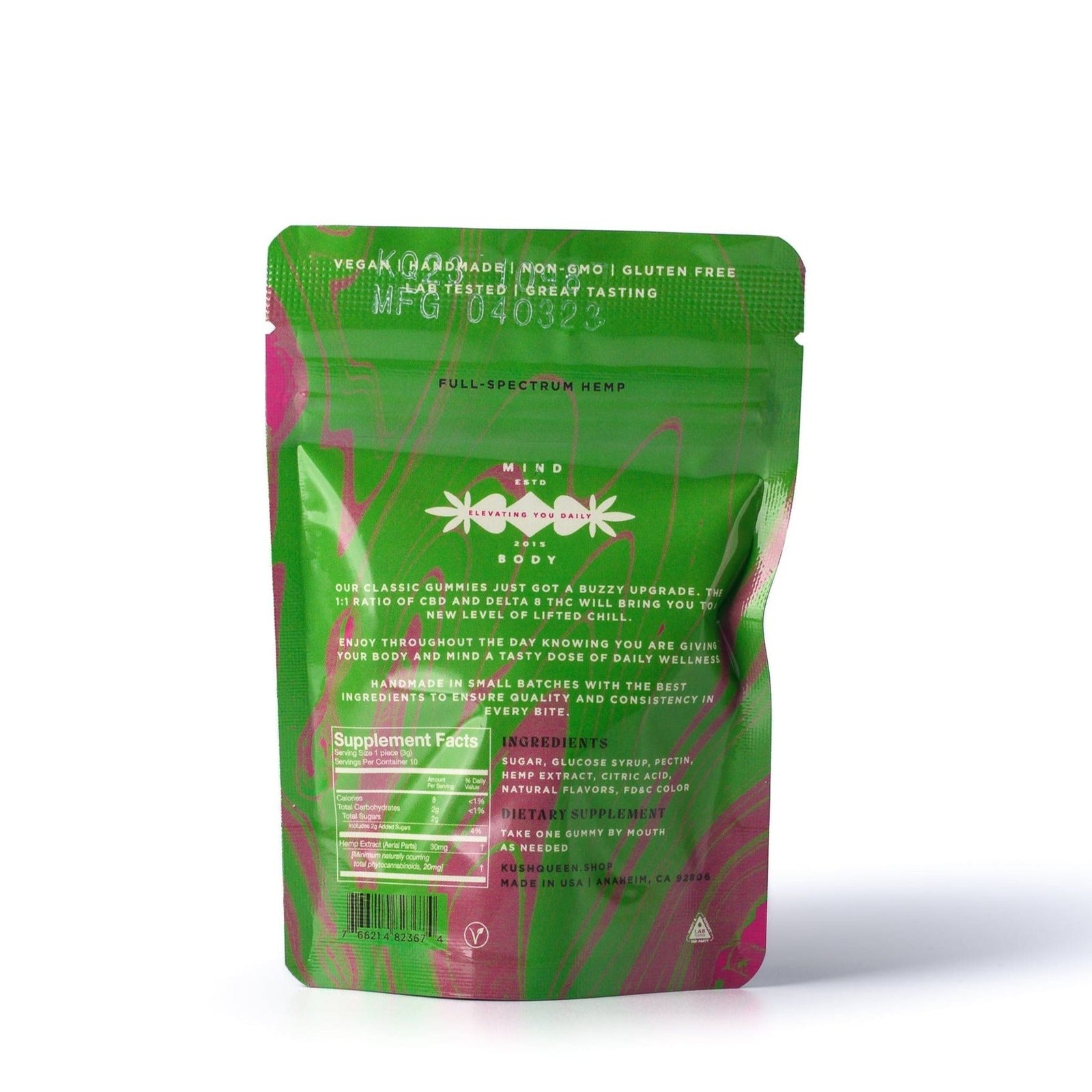 Watermelon Delta 8 THC + CBD Gummies - Image 3