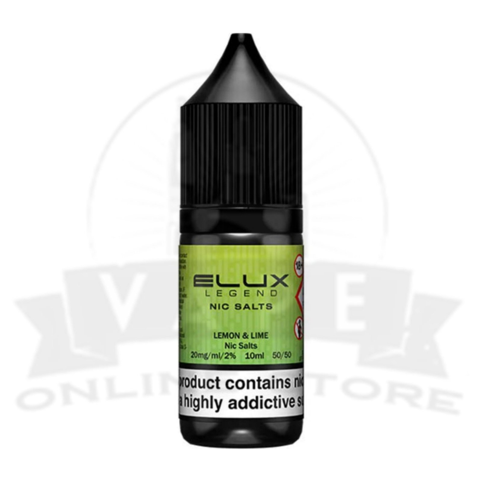 Lemon and Lime Elux Legend 10ml Nic Salt | Retail & Wholesale