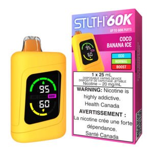 STLTH 60K Disposable Vape Device - Coco Banana Ice