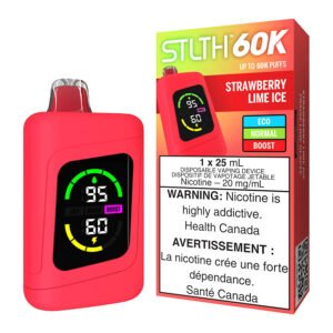 STLTH 60K Disposable Vape Device - Strawberry Lime Ice